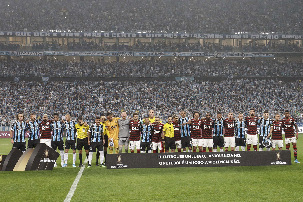 Em casa, Grêmio arranca empate com o Flamengo na 1ª semifinal da Libertadores