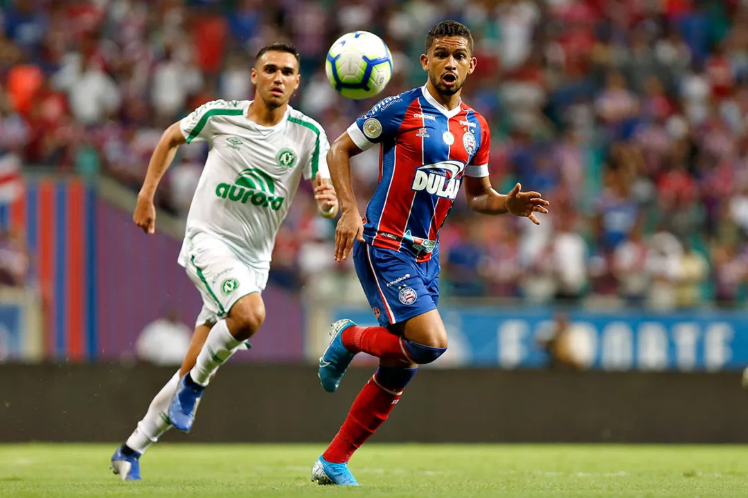 O jovem atleta se lesionou no jogo diante da Chapecoense | Felipe Oliveira | EC Bahia