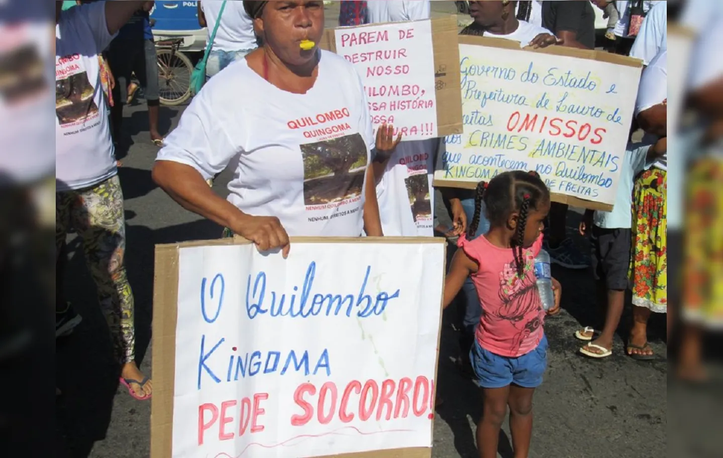 Campanha em defesa do Kingoma contará com vídeos, cartazes, adesivos e duas cartilhas com a história do quilombo | Foto: Divulgação