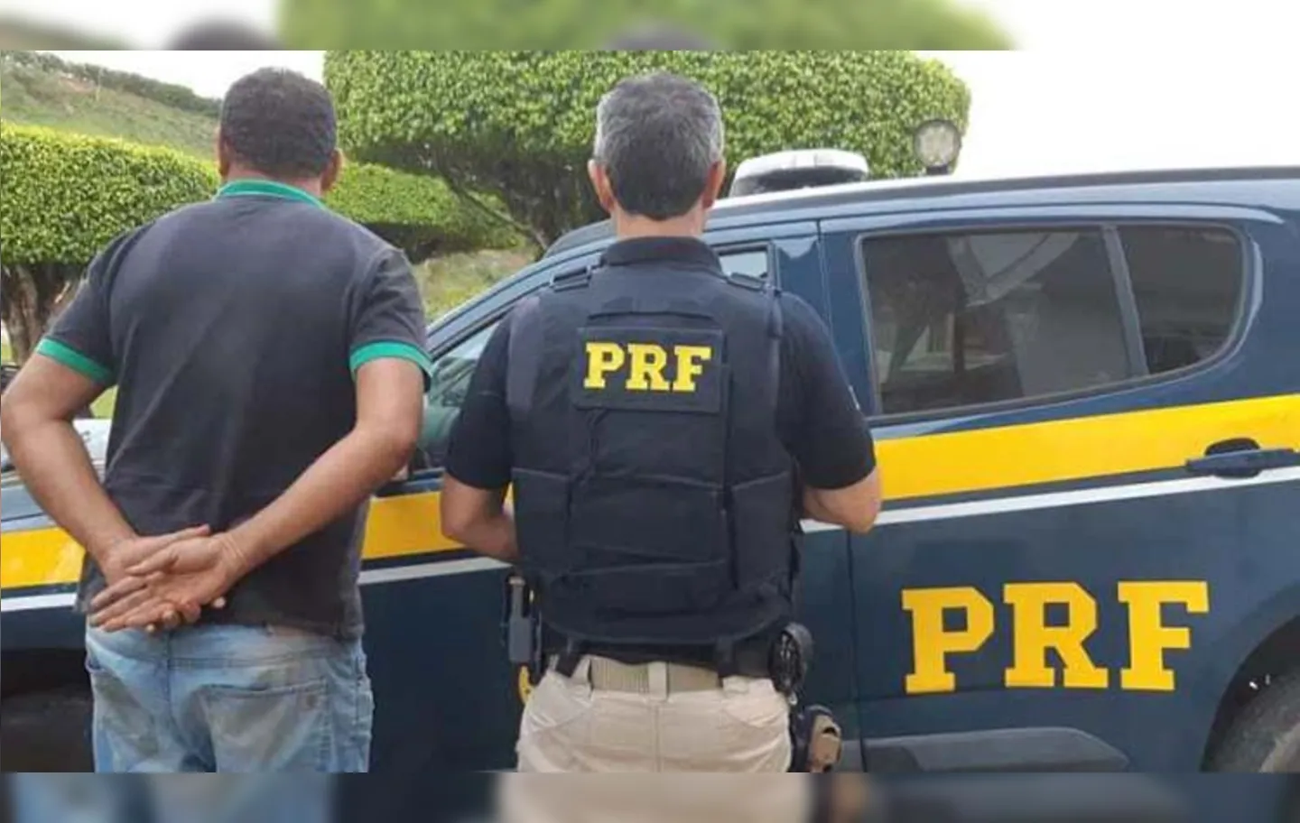 Motorista foi encaminhado à delegacia de polícia local | Foto: Divulgação | PRF
