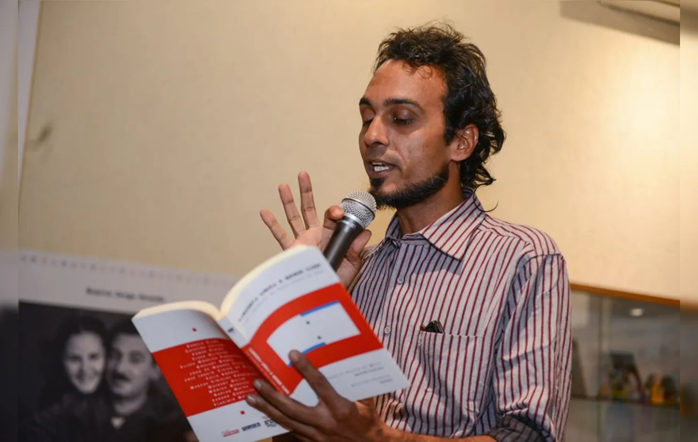 O escritor, poeta e gestor cultural João Vanderlei Filho é um dos participantes do evento literário.