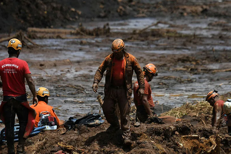 Rompimento da barragem de Brumadinho foi um dos acontecimentos com maior repercussão no pais | Foto: Mauro Pimentel | AFP