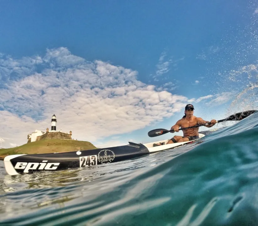 Esporte também é conhecido como Surfski | Tauã Andrade | Divulgação