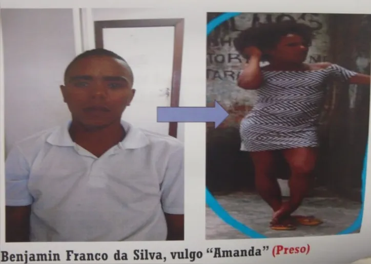 Imagem ilustrativa da imagem Polícia apresenta 'Amanda', travesti envolvida em chacina de motoristas de Apps