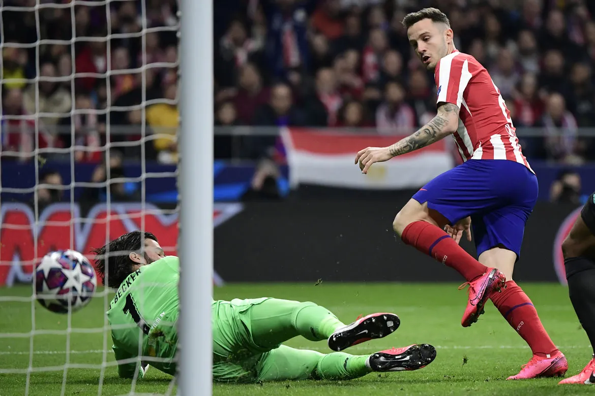 Saúl Ñíguez marcou o único gol da partida | Foto: Javier Soriano | AFP