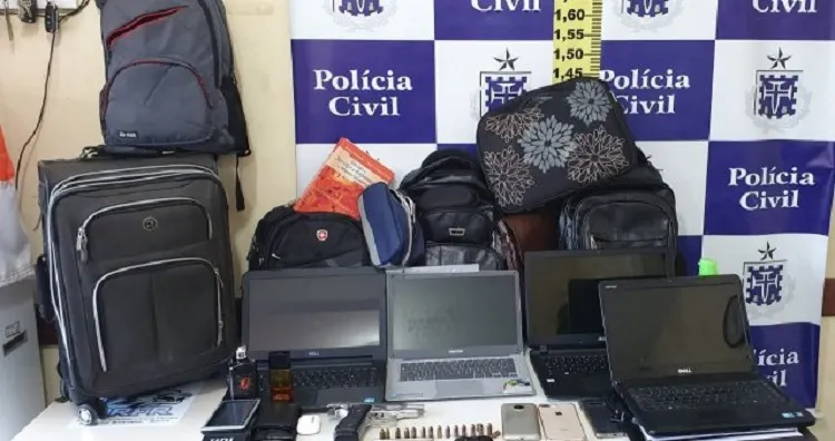 Os suspeitos foram autuados em flagrante | Foto: Reprodução | Acorda Cidade