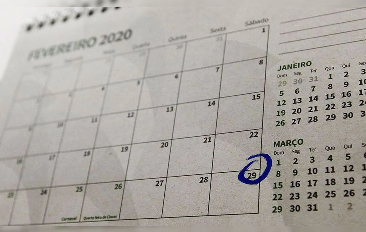 2020 é o 504º ano com 366 dias da Era Cristã | Foto: Fabio Rodrigues Pozzebom | Agência Brasil