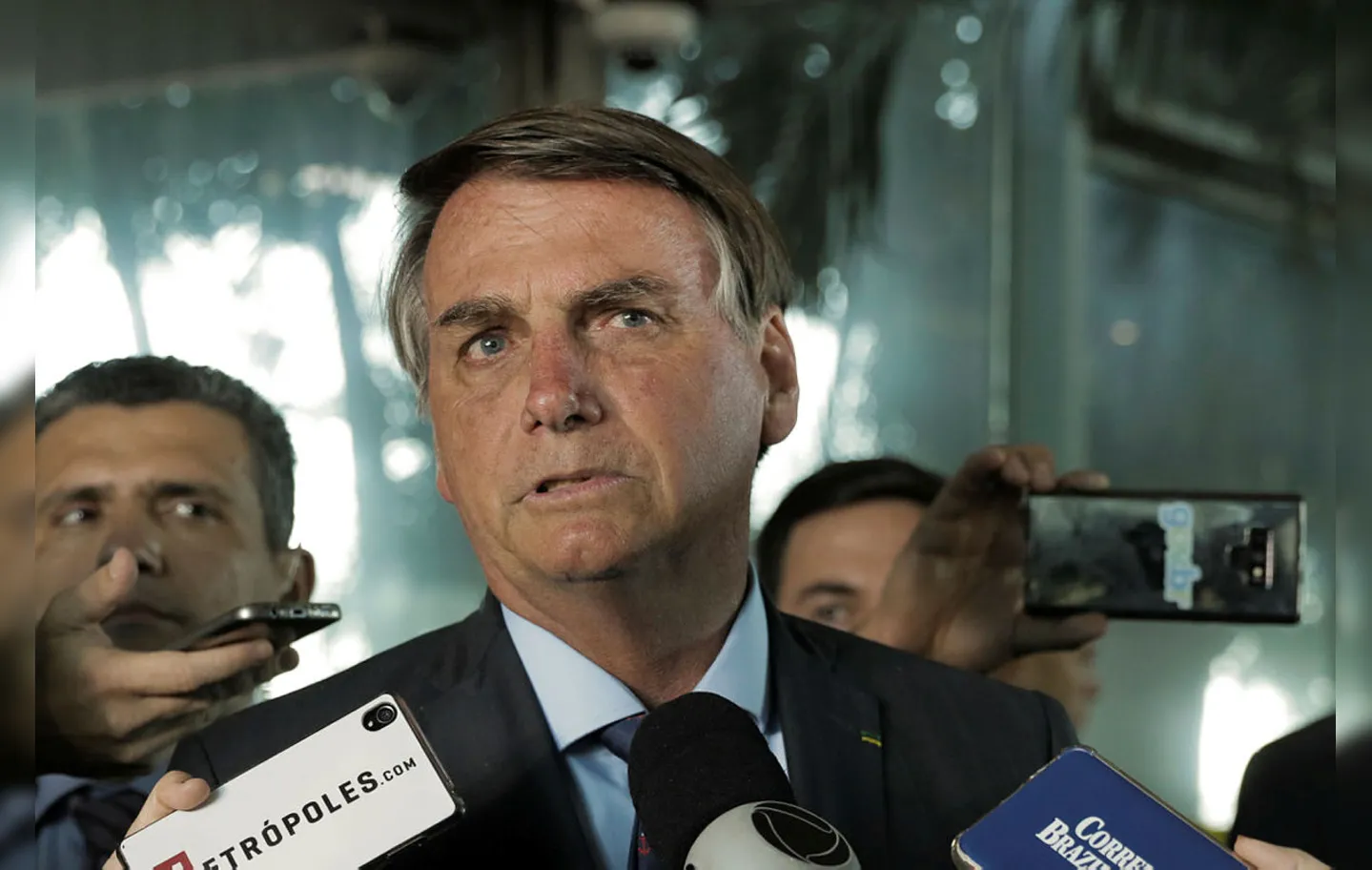 O presidente Jair Bolsonaro emite nota se referindo ao governador Rui Costa (PT) Foto: Valter Campanato | Agência Brasil