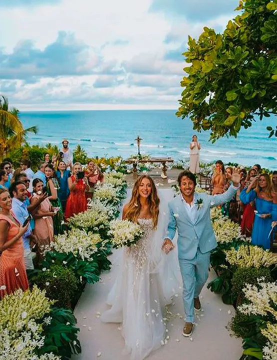 Festa com cerca de 500 convidados aconteceu em um resort de luxo localizado em Itacaré | Foto: Reprodução | Instagram