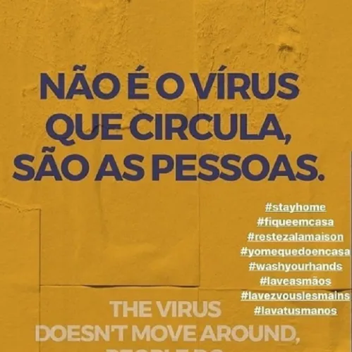 Usuários de mobilizam e movimento 'fique em casa' ganha força na web