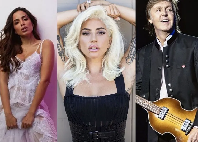 Festival possui curadoria de Lady Gaga e participação de grandes nomes da música como Paul McCartney; Anitta é única atração brasileira | Foto: Reprodução