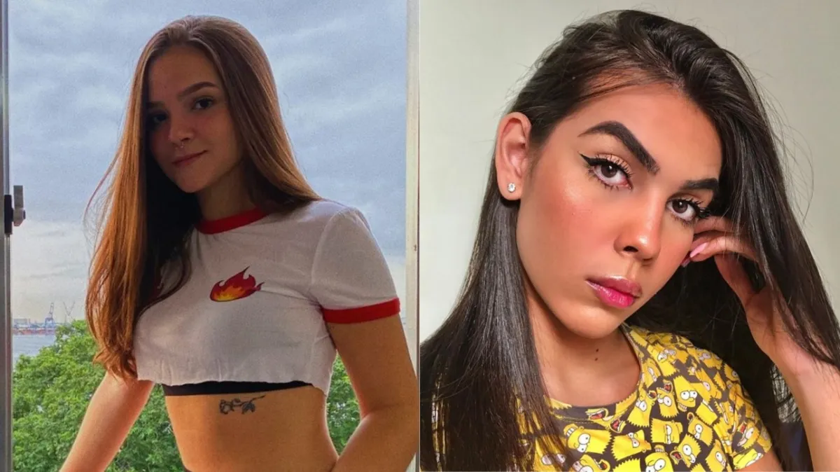 Victoria Collen (dir) teria acusado Mel Maia (esq) após áudios de Whatsapp | Reprodução | Redes Sociais
