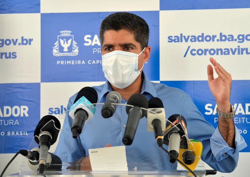 O prefeito ainda reforçou que não existe previsão do retorno à normalidade na vida estudantil | Foto: Shirley Stolze | Ag. A TARDE