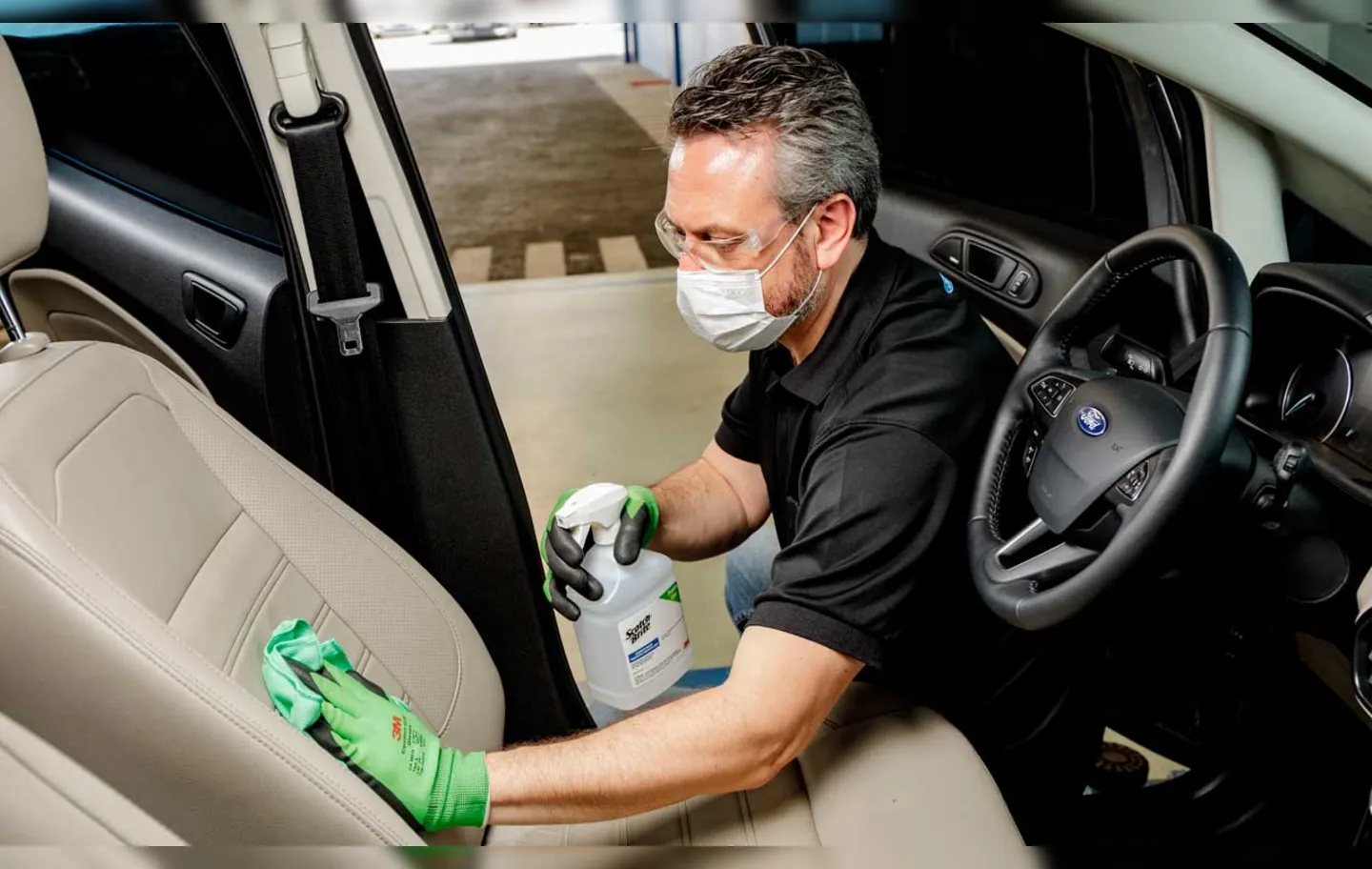 Ford lança serviço especial de desinfecção de veículos novos e usados e padroniza processos de prevenção à Covid-19 | Foto: Divulgação