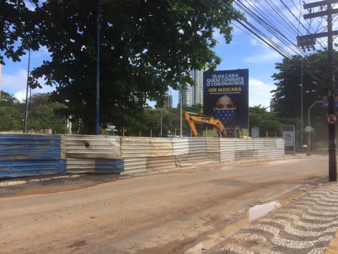 A construção foi alvo de denúncias de moradores de Ondina | Foto: Reprodução | Cidadão Repórter