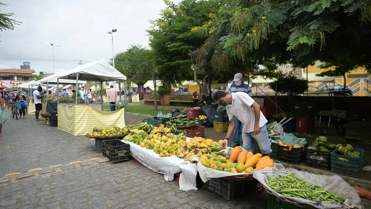 Feira livre no município de Cruz das Almas | Foto: Ascom | Prefeitura de Cruz das Almas