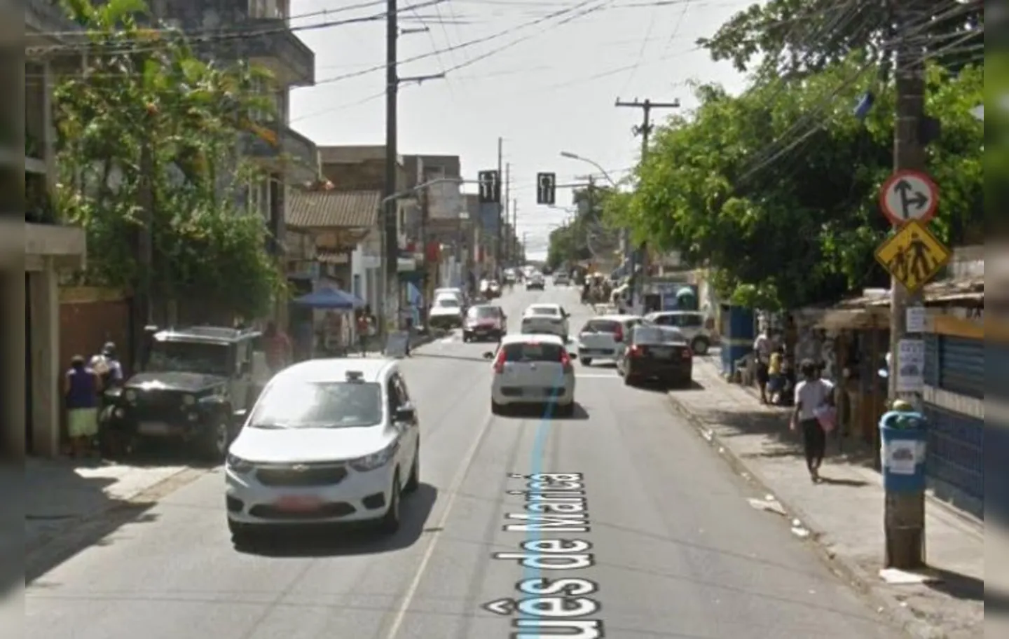 O acidente ocorreu por volta das 1h30 da madrugada deste domingo, 14 | Foto: Reprodução | Google Street View