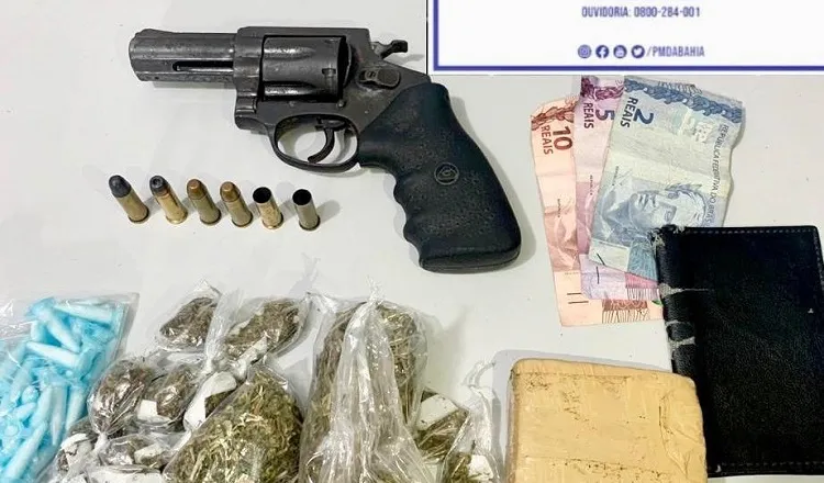 PMs patrulhavam a área conhecida como Forno, quando surpreenderam homens armados | Foto: Divulgação | SSP-BA