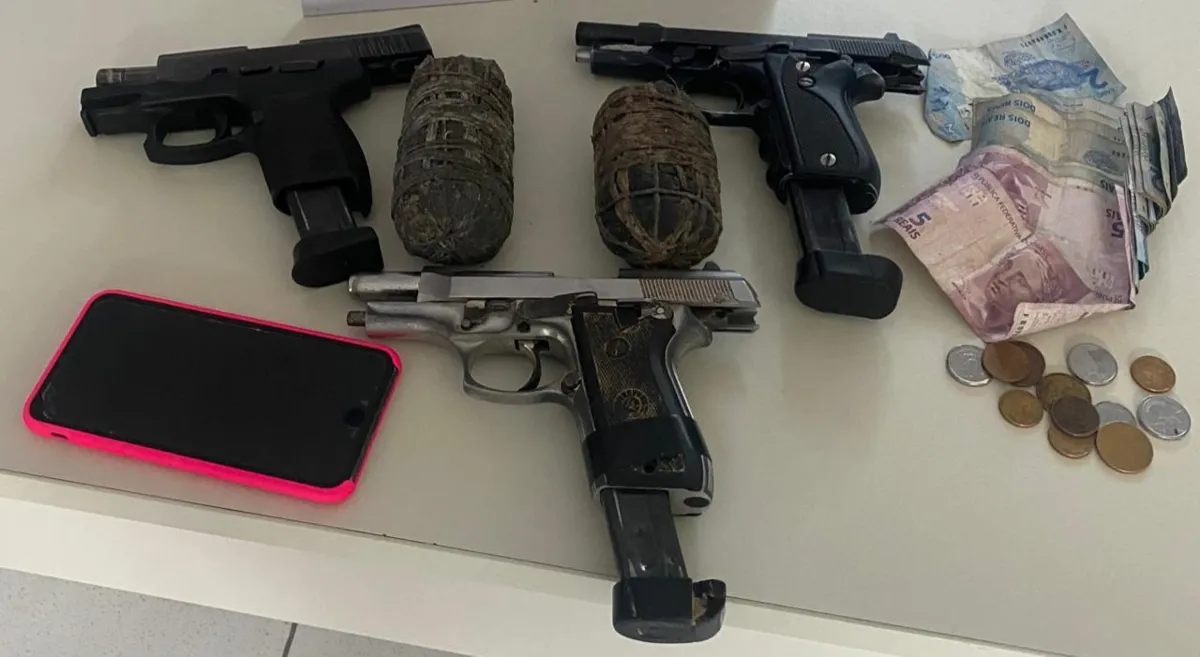 Material apreendido durante a ação das policias Militar e Civil | Foto: Divulgação | SSP