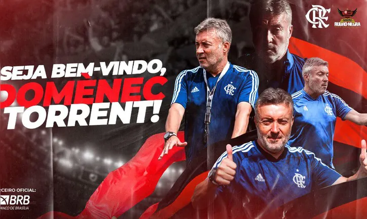 Imagem ilustrativa da imagem Domènec Torrent é anunciado oficialmente como novo técnico do Flamengo