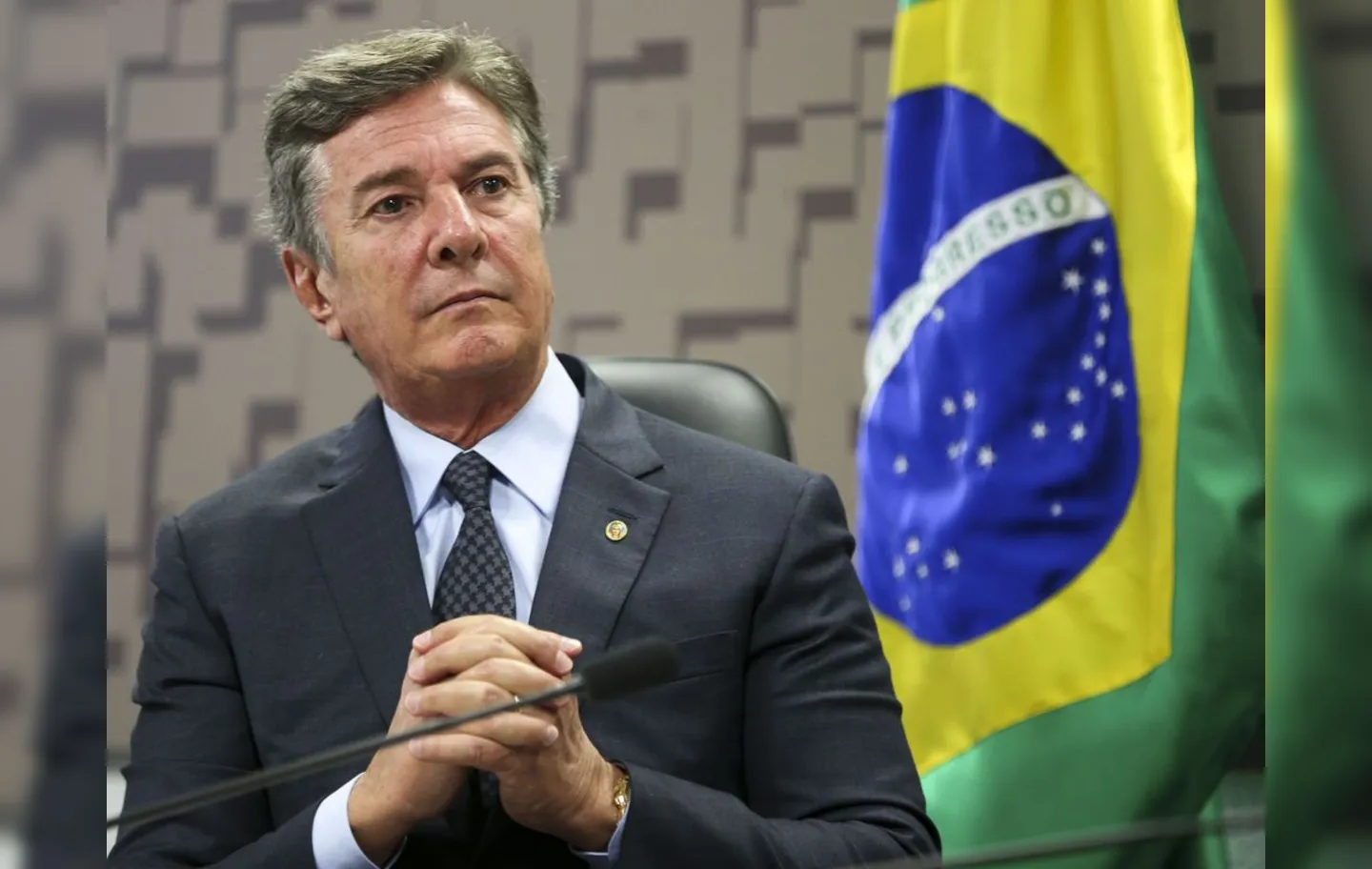 Collor esteve no evento de filiação de Bolsonaro ao PL I Foto: Marcello Camargo | Agência Brasil