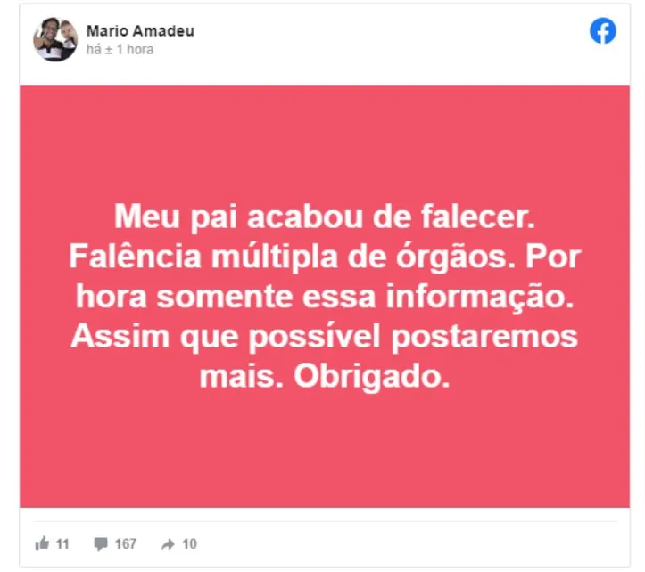 Imagem ilustrativa da imagem Morre vítima da covid-19, ator Gésio Amadeu, o Tio Chico de Chiquititas