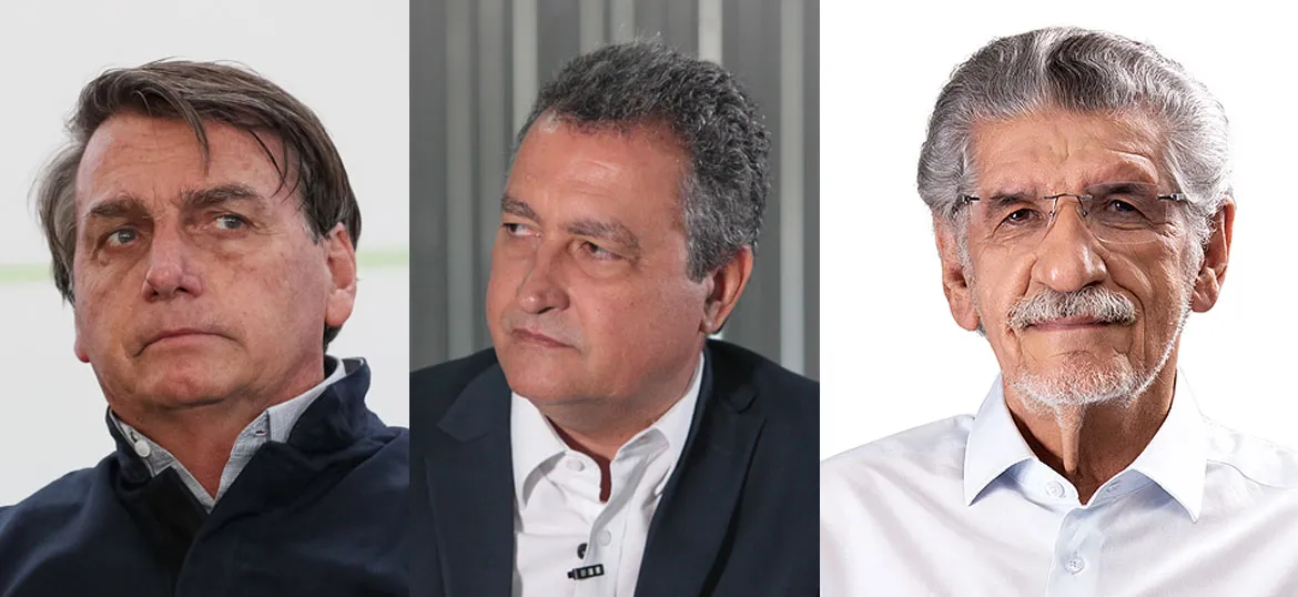 30% acham gestão Bolsonaro “regular”; 49% acham governo de Rui “bom” ou “ótimo”; Gestão de Herzem teve 36% de “bom” e “ótimo” | Foto Montagem | A TARDE