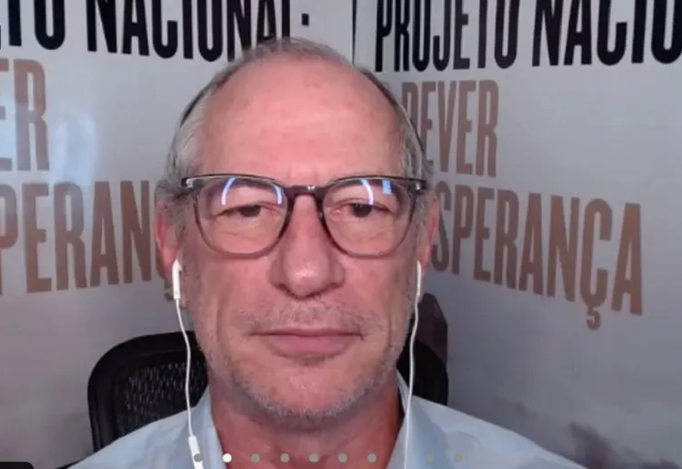 Ciro Gomes participou de convenção do PDT de Salvador / Reprodução | Zoom