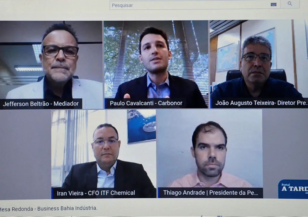 Mesa-redonda “Business Bahia Indústria” foi mediada por Jefferson Beltrão | Foto: Shirley Stolze | Ag. A TARDE