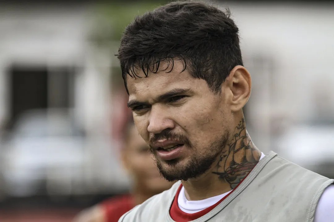 Artilheiro do Vitória na temporada, com nove gols, Léo Ceará não enfrenta Operário | Foto: Letícia Martins | EC Vitória