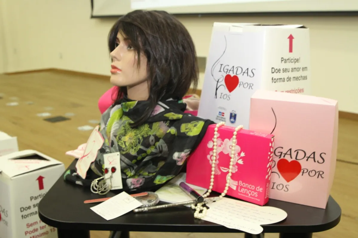 Itens serão distribuídos para mulheres vítimas de câncer de mama | Foto: Divulgação | SSP