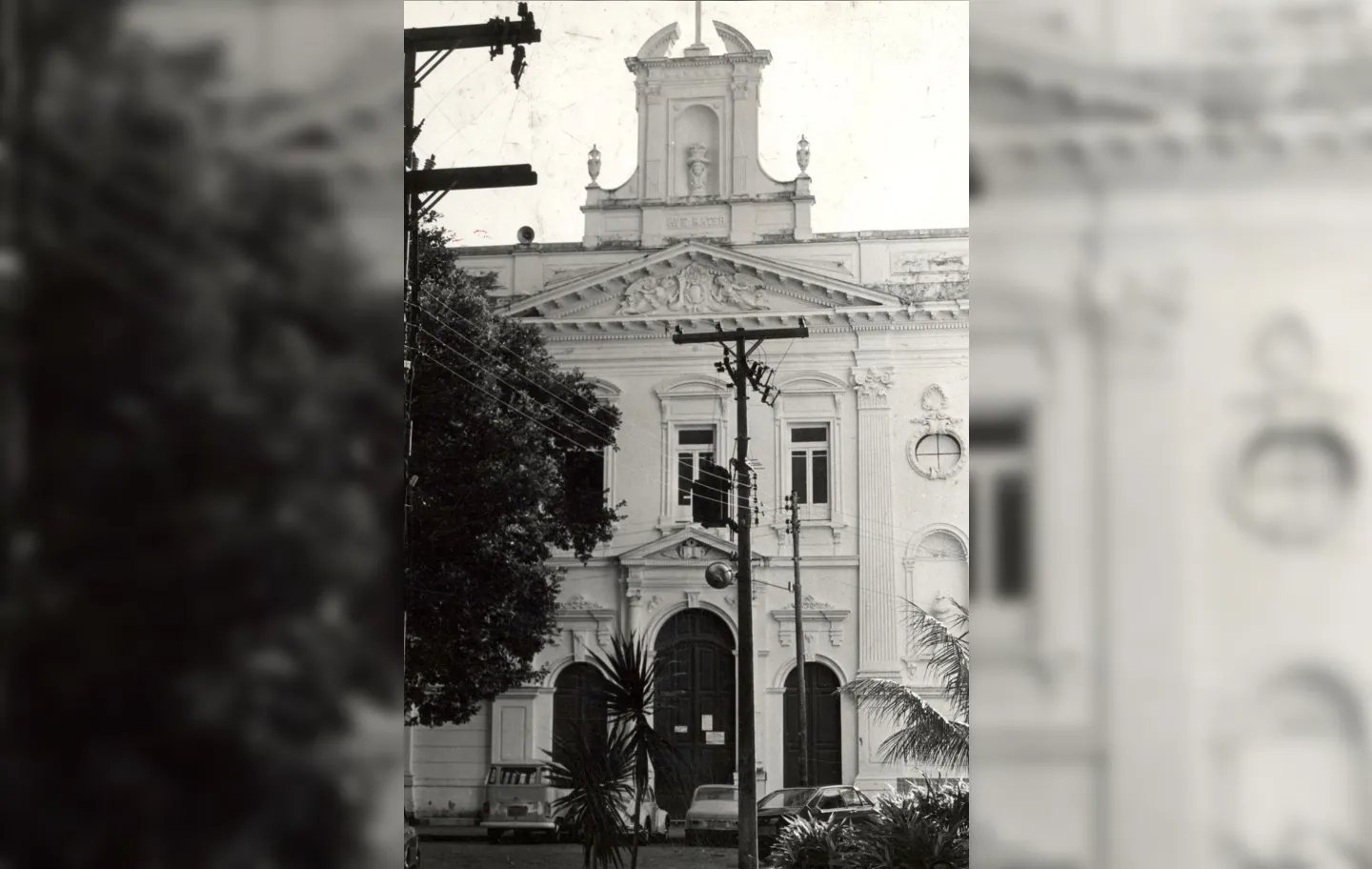 A igreja Nossa Senhora da Vitória, a segunda mais antiga do Brasil, em foto de 1976: intermediação de doações de empresários | Foto: Arquivo