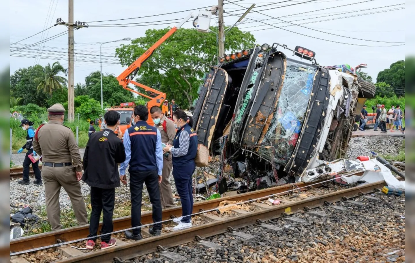 O acidente ocorreu às 8h05 (hora local) | Foto: Mladen Antonov | AFP