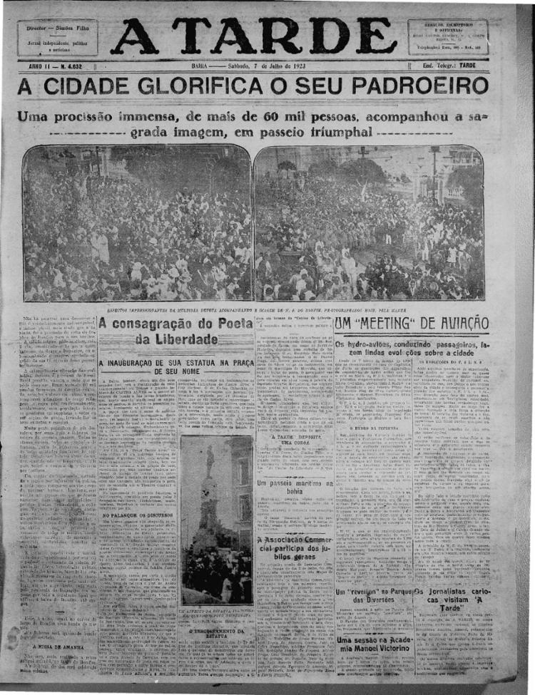 Imagem ilustrativa da imagem A TARDE Memória: Ernesto Simões Filho lança um jornal na condição de jovem à frente do seu tempo