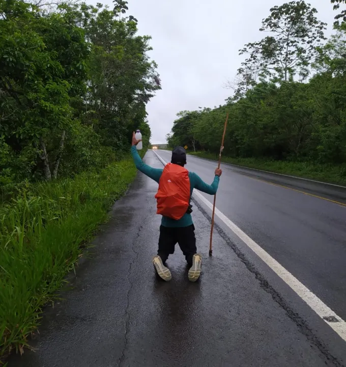 Baiano compartilha seu diário de viagem, repleto de fotos e relatos, pelo perfil no instagram: @desafiodomarco | Foto: Reprodução | Redes Sociais