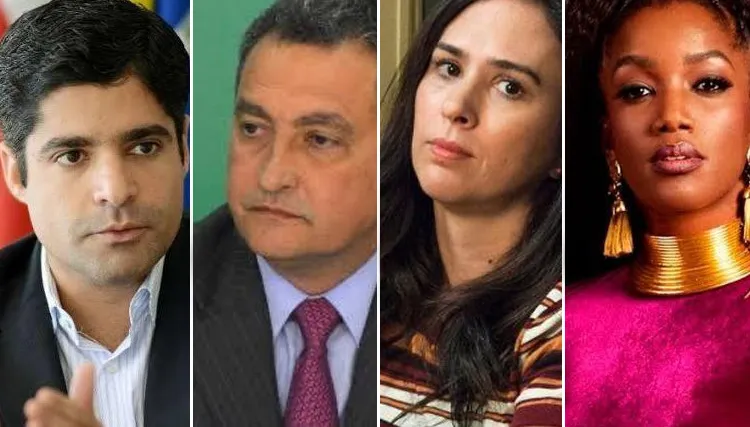 O prefeito ACM Neto, o governador Rui Costa, e as artistas Tatá Werneck e Iza foram algumas das personalidades que saíram em defesa de Mariana Ferrer | Foto: Reprodução