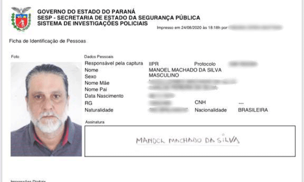 Imagem ilustrativa da imagem Paulo Cupertino, assassino do ator Rafael Miguel, viveu meses como 'Seu Manoel' no MS