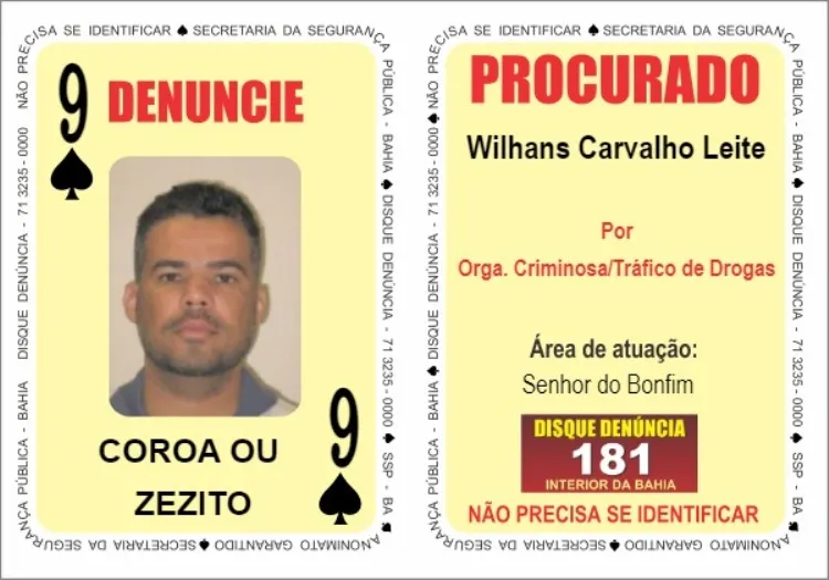 Wilhans Carvalho passará a ocupar a carta do 'Nove de Espadas' | Foto: Divulgação | SSP-BA