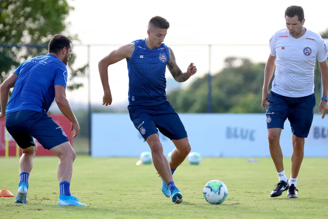 Reintegrado ao elenco, Ramírez vai para o jogo | Foto: Felipe Oliveira | EC Bahia