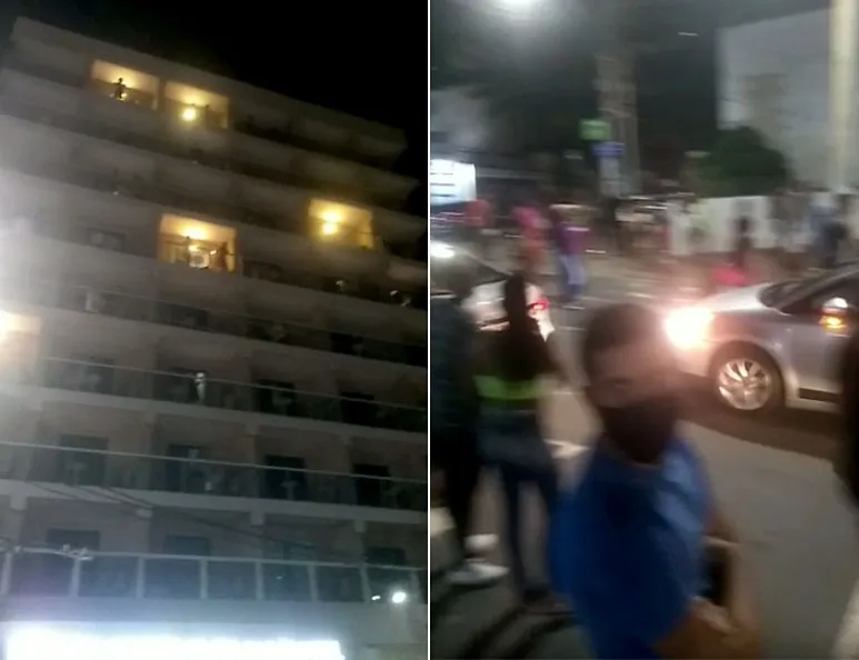 Até o momento, não se sabe o motivo e quem jogou o dinheiro