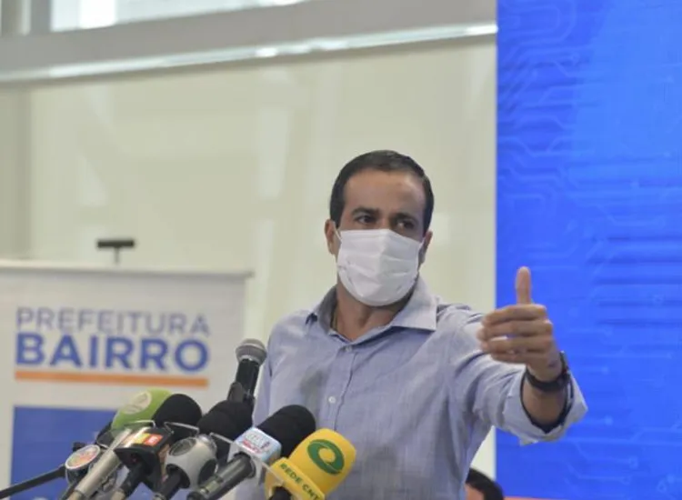 Prefeito classificou protesto como "irresponsável" e afirmou que aulas não voltarão enquanto índices da pandemia não baixarem | Foto: Shirley Stolze | Ag. A TARDE