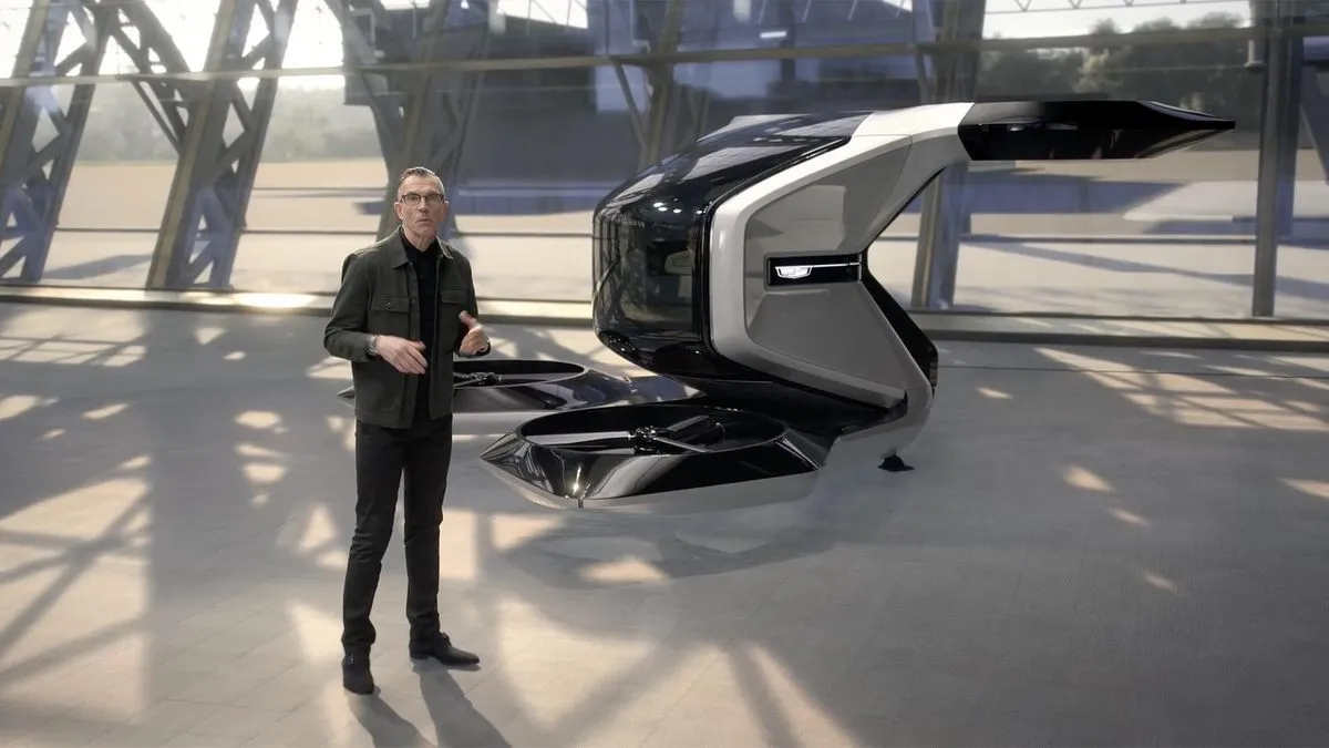 Foi apresentado um avião de um único assento, capaz de viajar de forma autônoma até 90 km por hora | Foto: Reprodução | YouTube