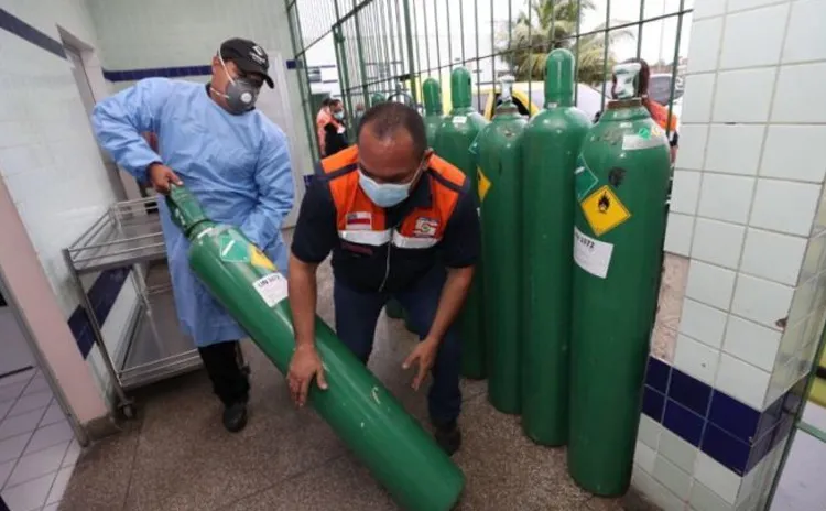 Unidades de saúde no Amazonas ficaram sem oxigênio após a explosão de casos da Covid-19 | Foto: Herick Pereira | Secom