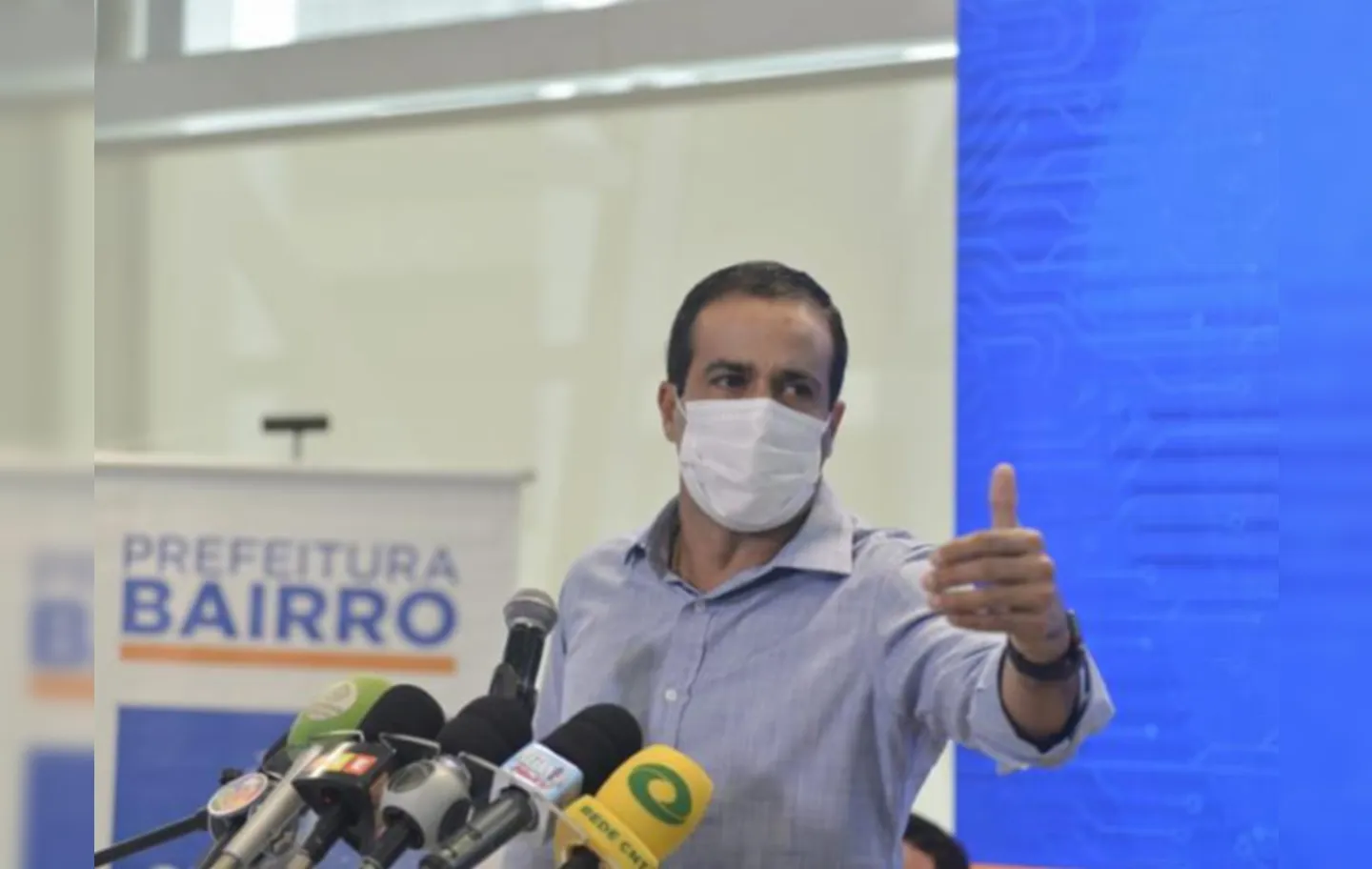 Segundo o democrata, o processo de vacinação avança com agilidade na capital baiana | Foto: Reprodução | TV Bahia