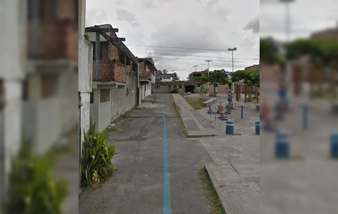 Mulher foi preso por homicídio cometido na rua Muniz Ferreira, em Nova Brasília de Valéria | Foto: Reprodução | Google Google Street View