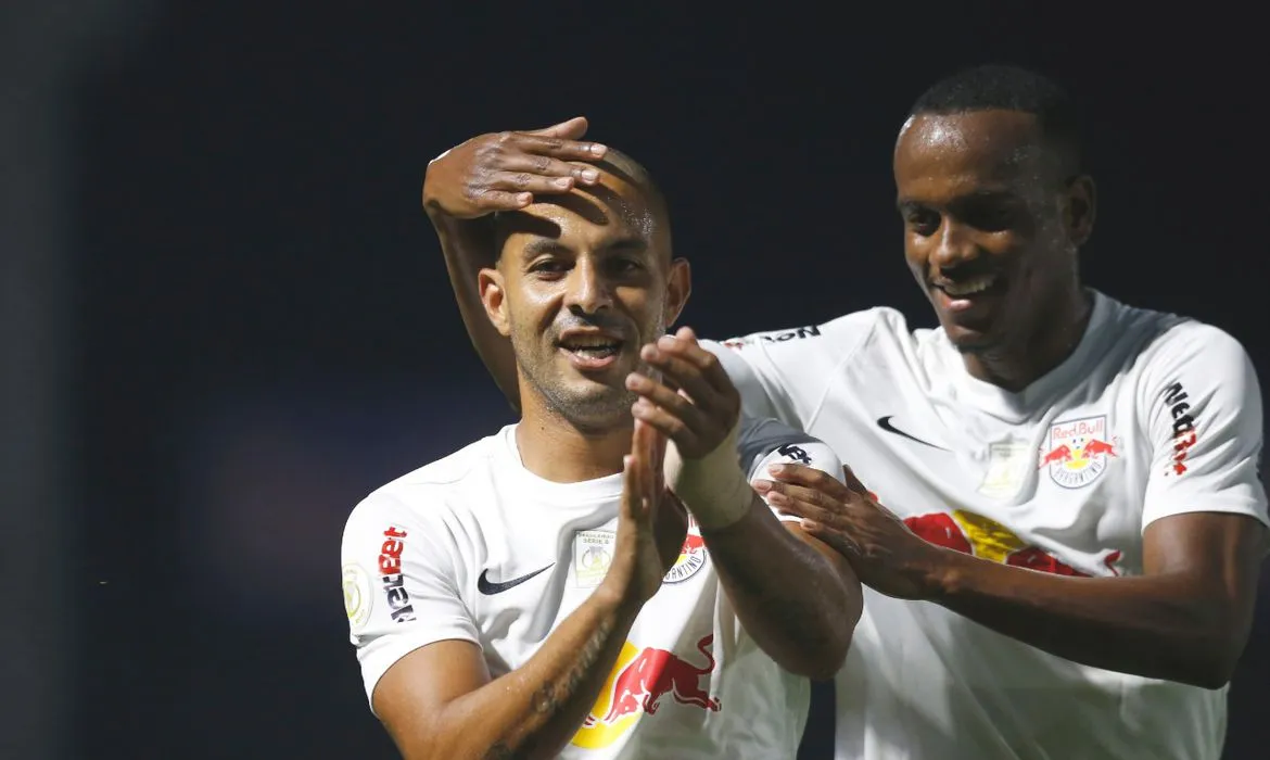 Massa Bruta faz 2 a 0 com gols de Ytalo e do artilheiro Claudinho | Foto: Ari Ferreira | RB Bragantino