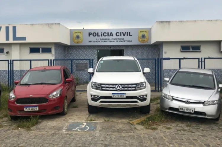 Foi instaurado um inquérito para investigar as pessoas que estavam com os carros | Foto: Divulgação | Polícia Civil