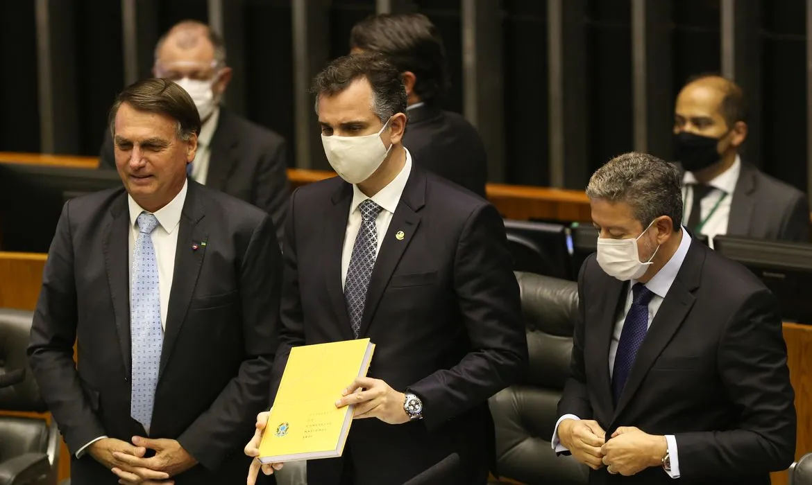 Bolsonaro apresentou as prioridades do governo para o deputado Arthur Lira e o senador Rodrigo Pacheco