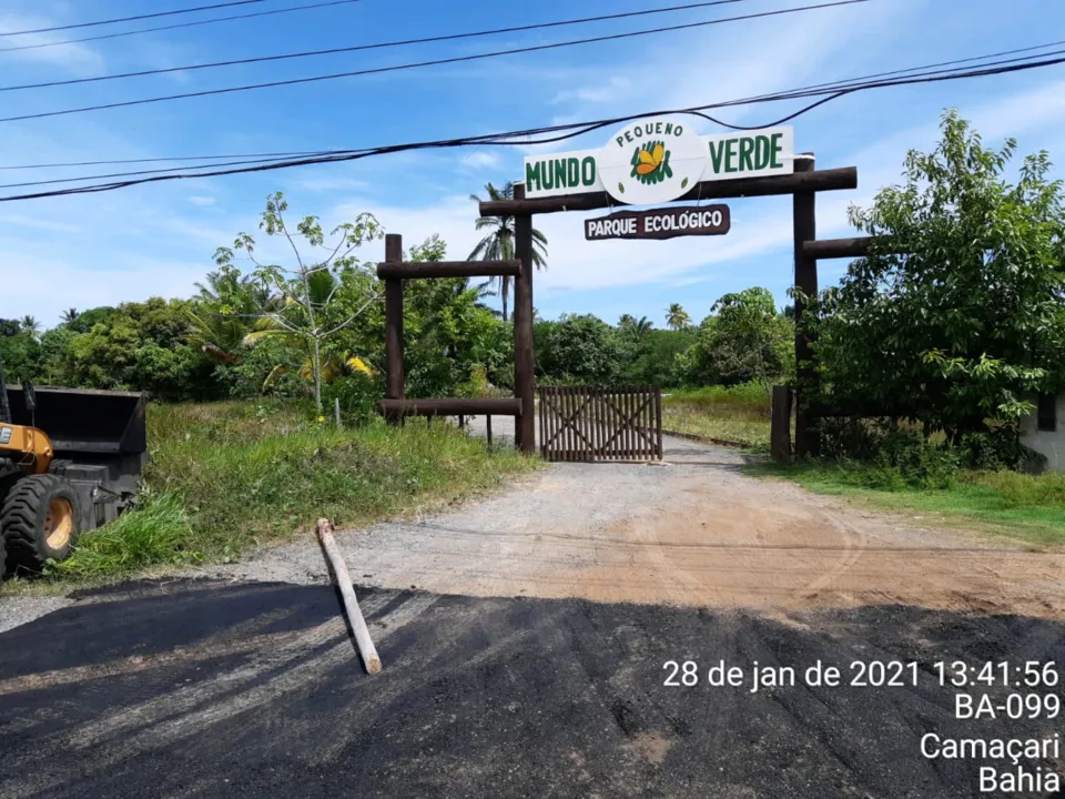 O proprietário do parque ecológico alega que concessionária utiliza espaço como depósito, bloqueando acesso | Foto: Cidadão Repórter