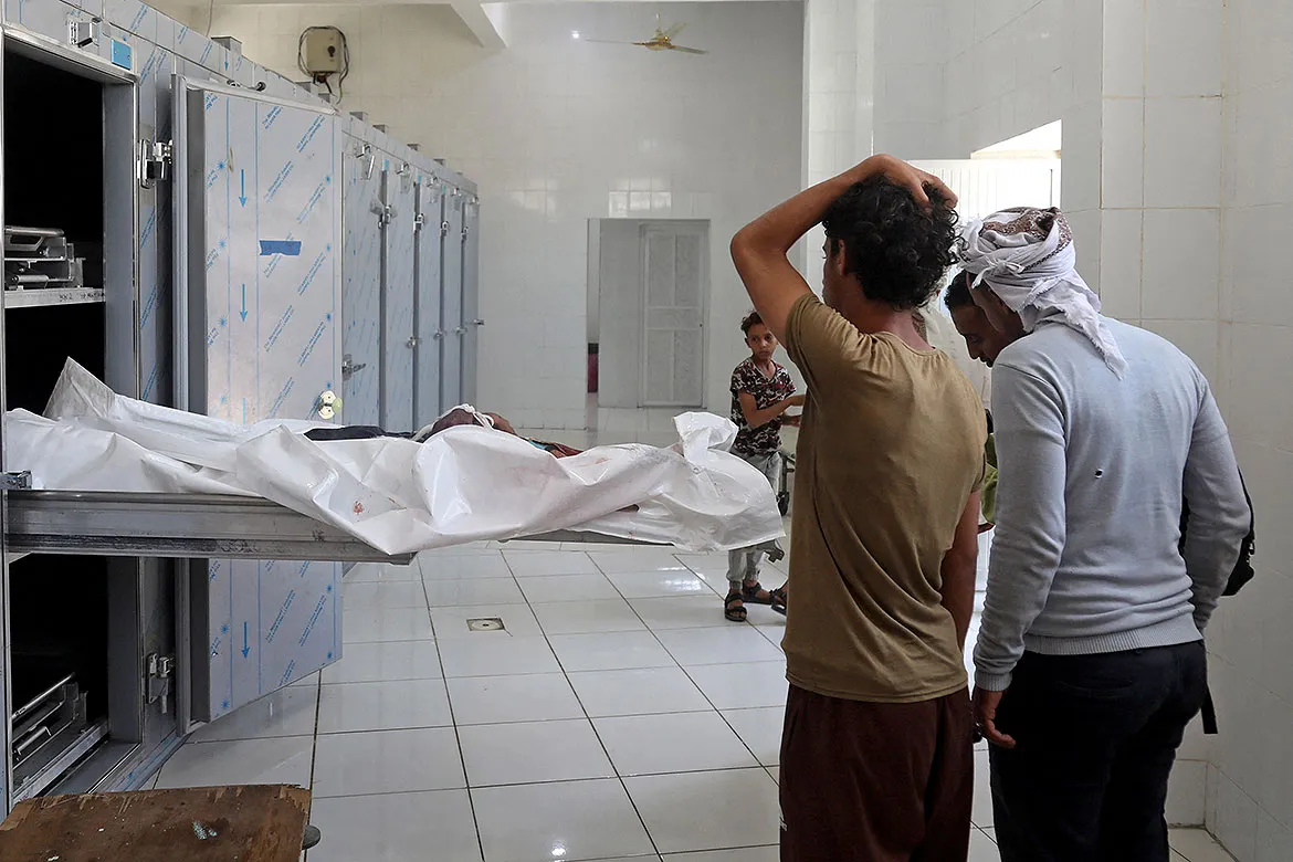 Cerca de 45 migrantes morreram em atentado na capital Sanaa | Foto: Ahmad Al-Basha | AFP